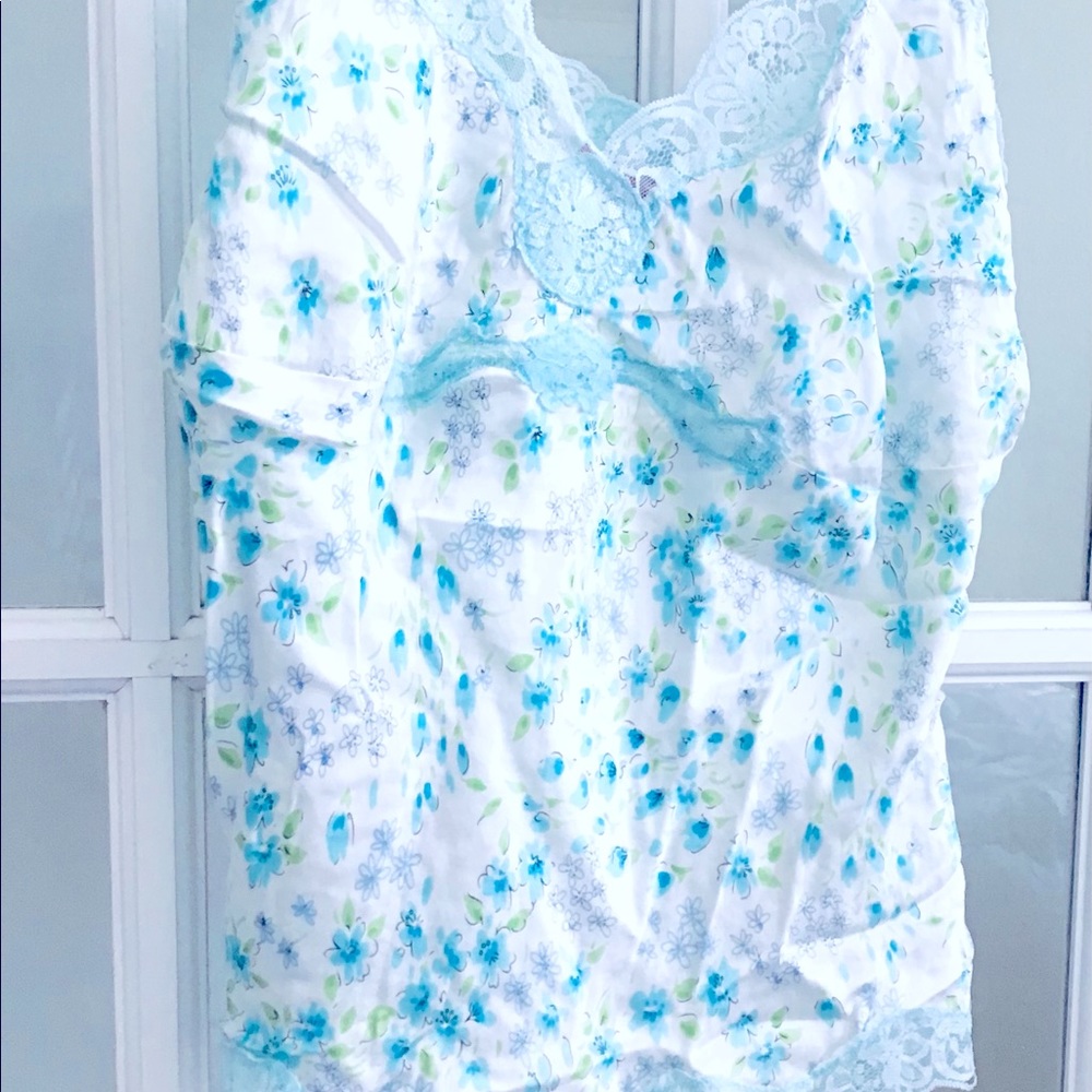 Beautiful all silk camisole in beautiful blue